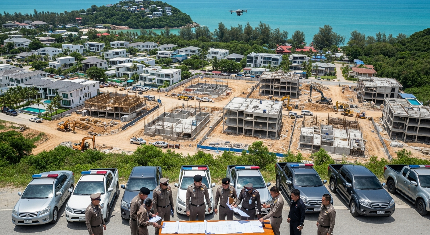 На Самуи раскрыта схема подделки разрешений на строительство