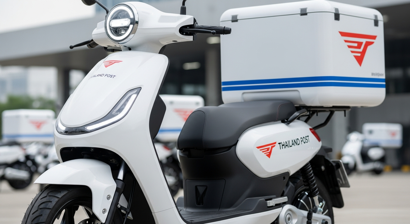 Thailand Post переводит автопарк на электромобили из-за роста цен на топливо