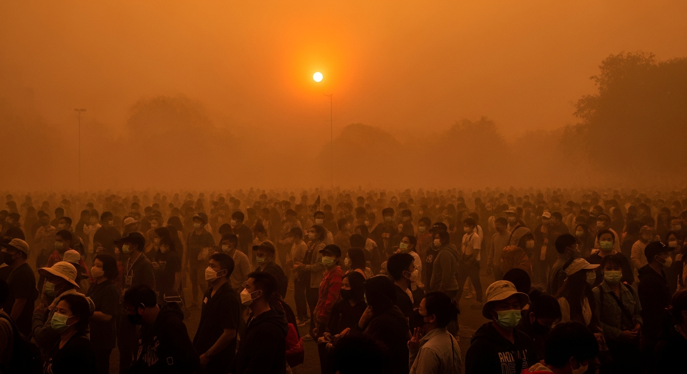 Чиангмай: Качество воздуха достигло критического уровня из-за 158 лесных пожаров