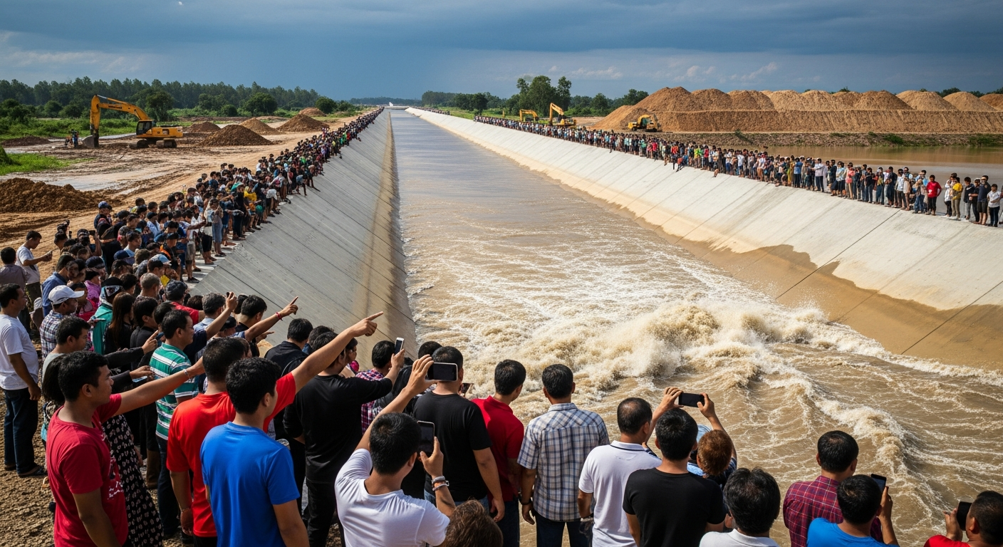 Новый канал для отвода паводковых вод построят в Таиланде