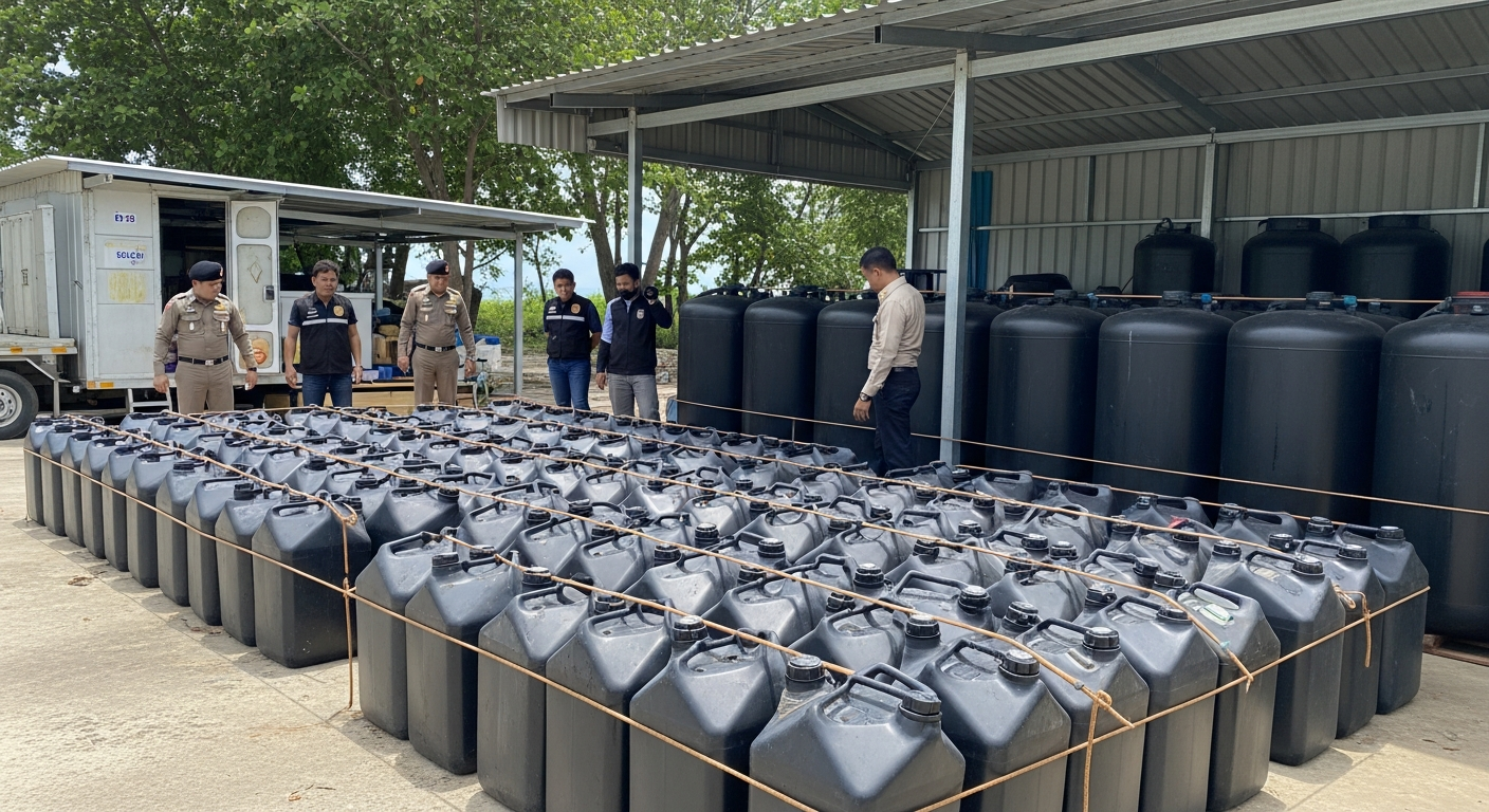 В Таиланде изъяли 85 000 литров контрабандного дизельного топлива