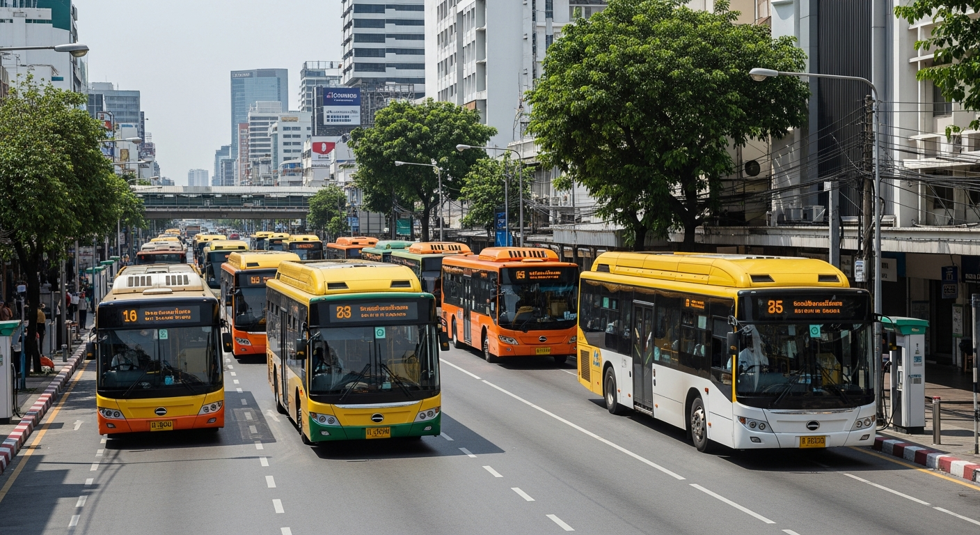 Таиланд планирует полностью перейти на электробусы к 2029 году