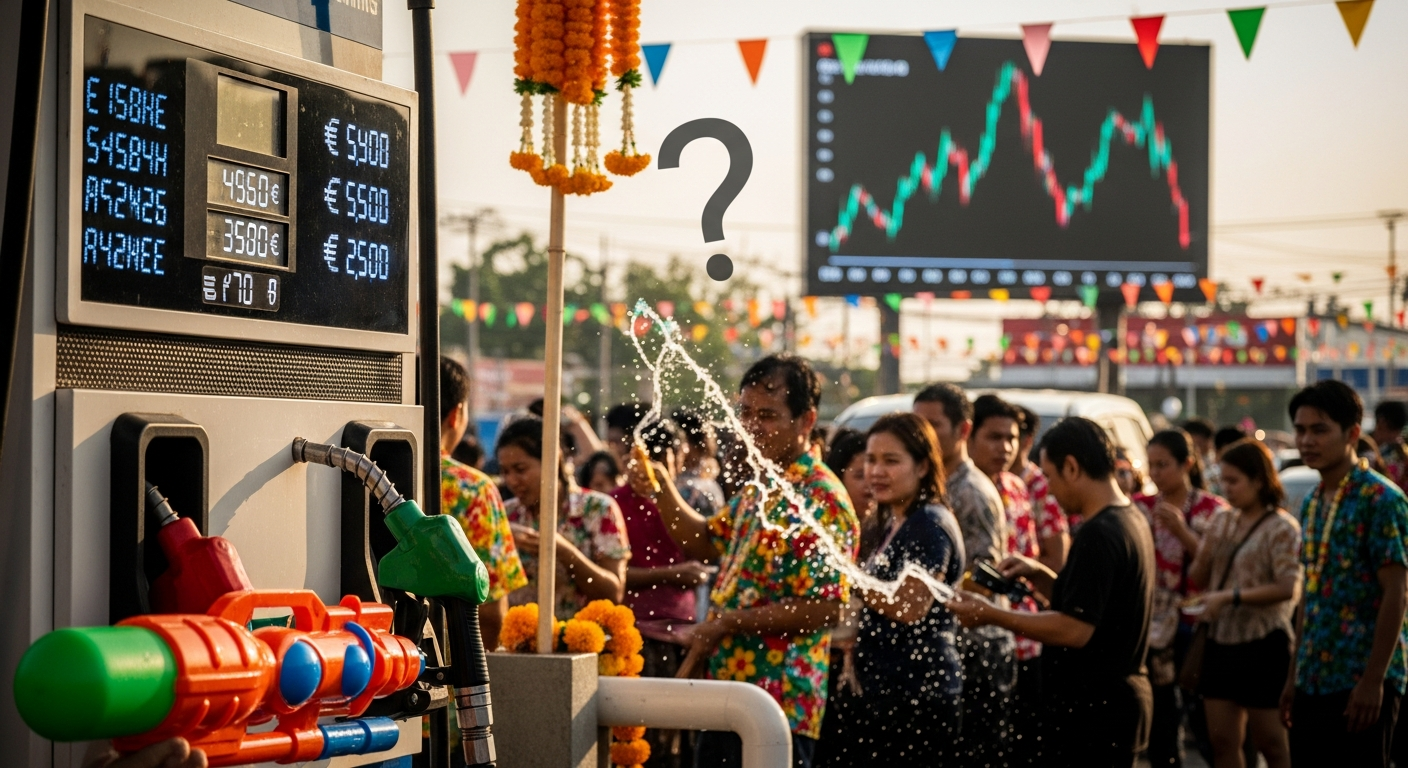 Нет гарантий сохранения потолка цен на топливо во время Сонгкрана