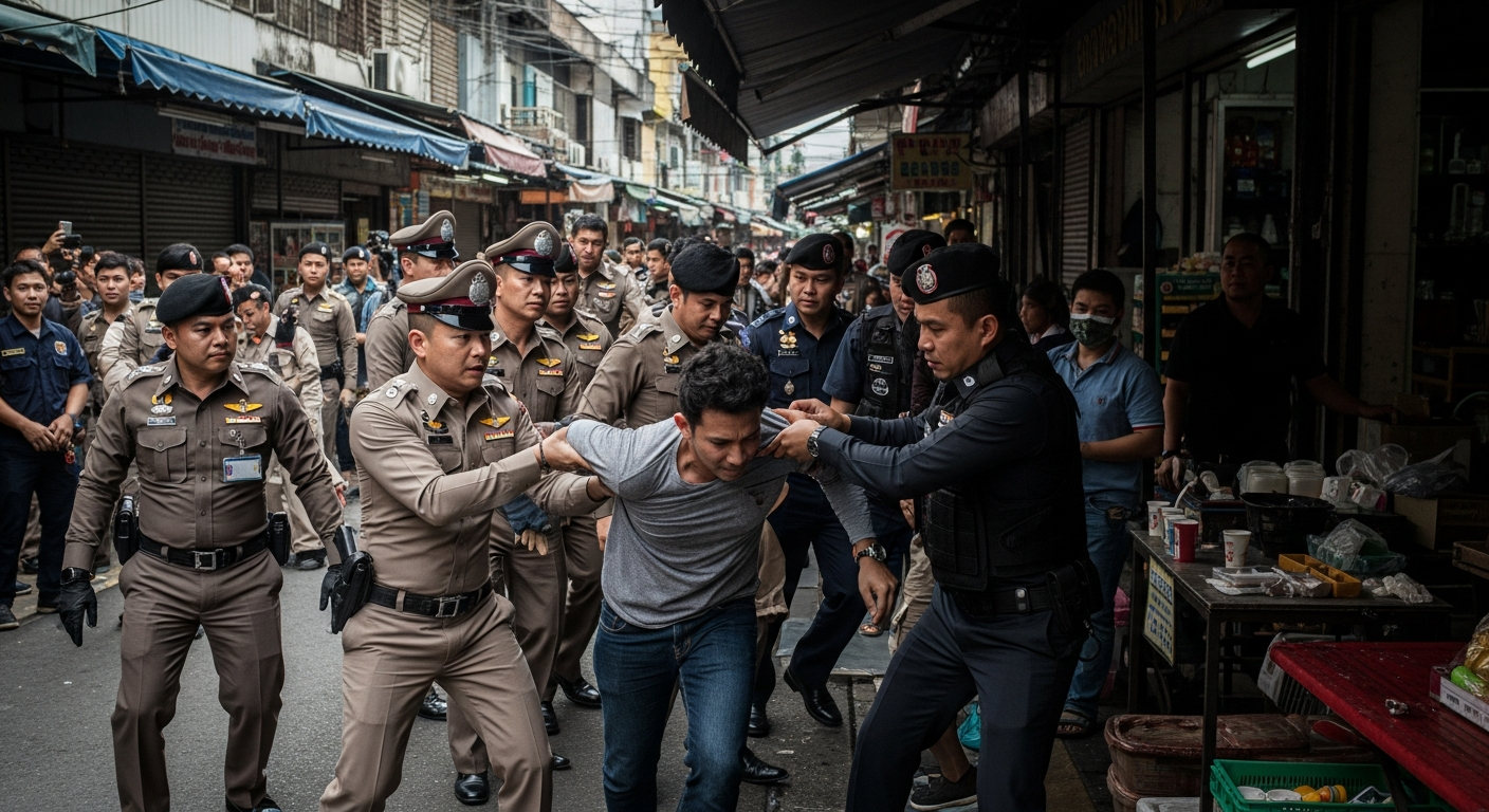В Бангкоке арестован мужчина за нападение с кислотой на бывшую девушку