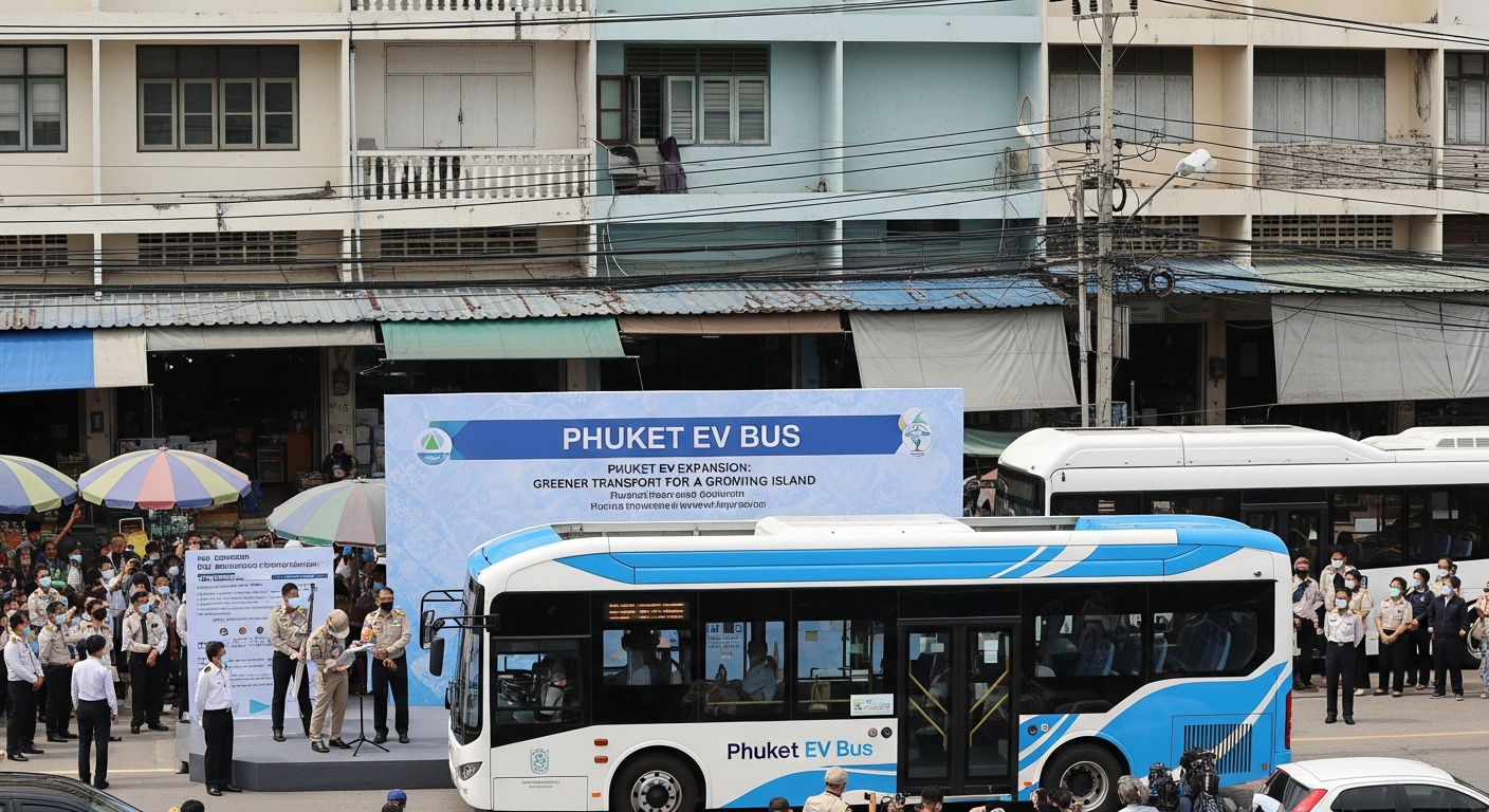 На Пхукете запустят новые маршруты электробусов