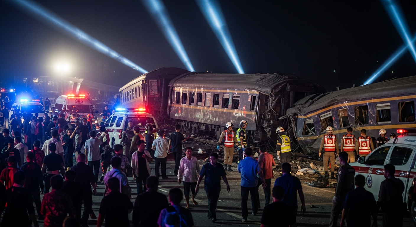 Две женщины погибли под поездом на переезде в Чонбури