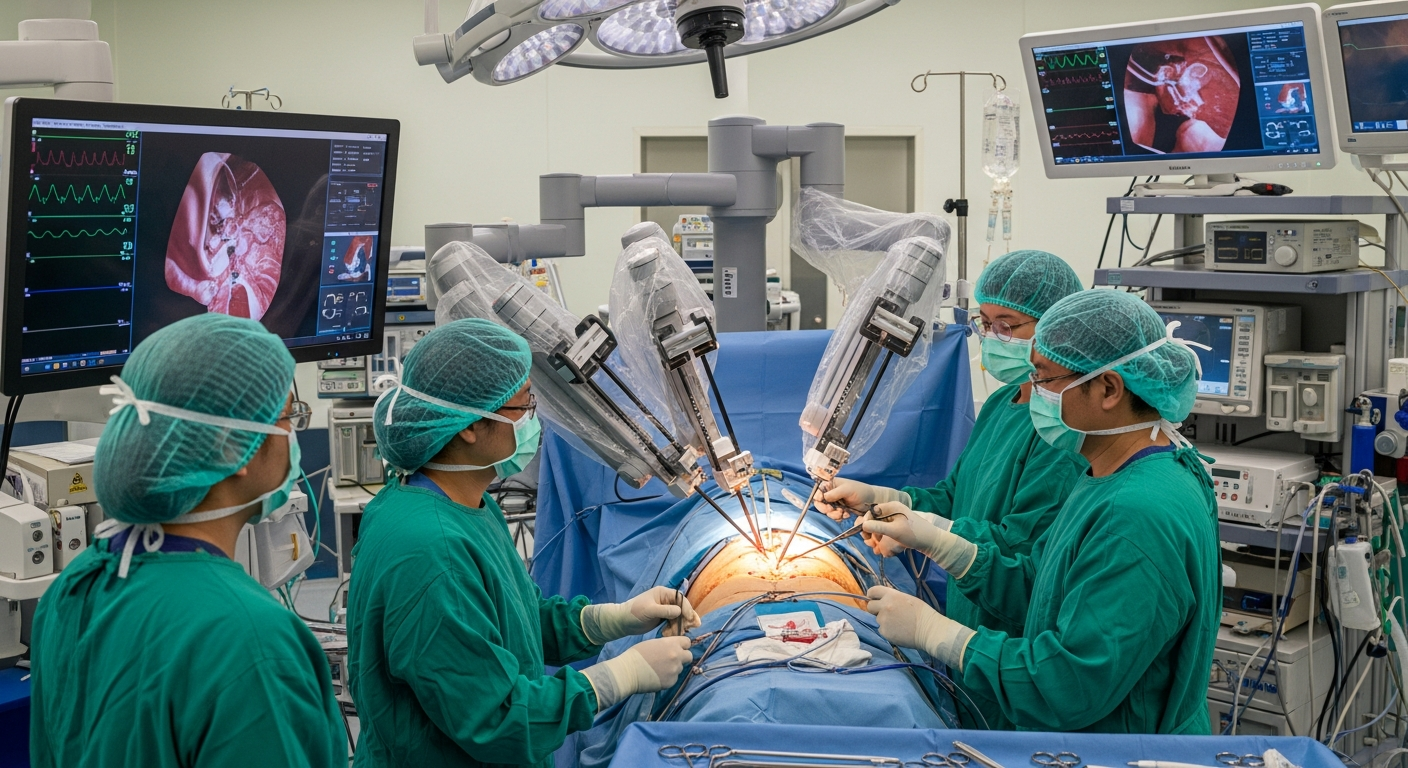 В Таиланде проведена первая роботизированная операция на сердце