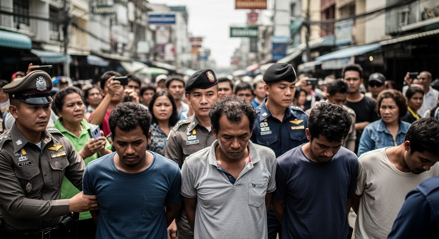 В Таиланде задержаны 36 мигрантов и их пособник