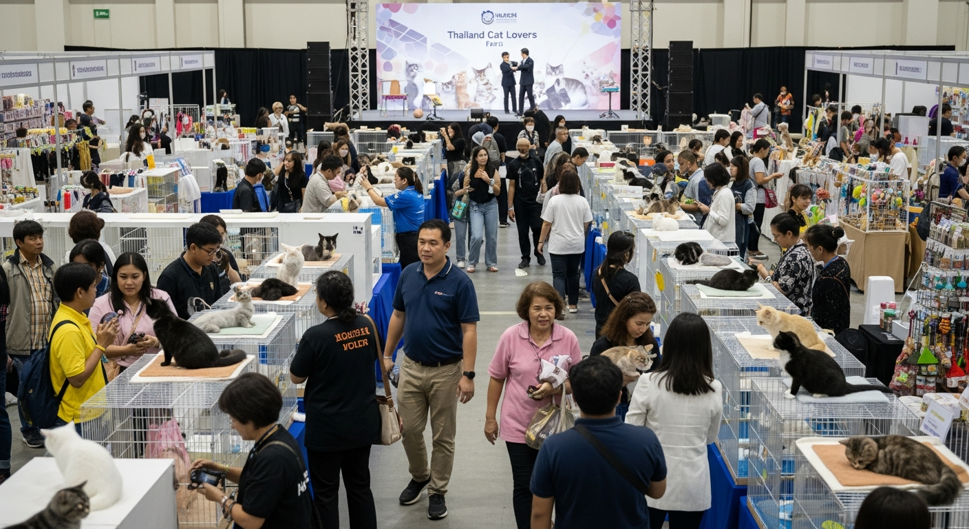 Рынок товаров для животных в Таиланде демонстрирует устойчивый рост