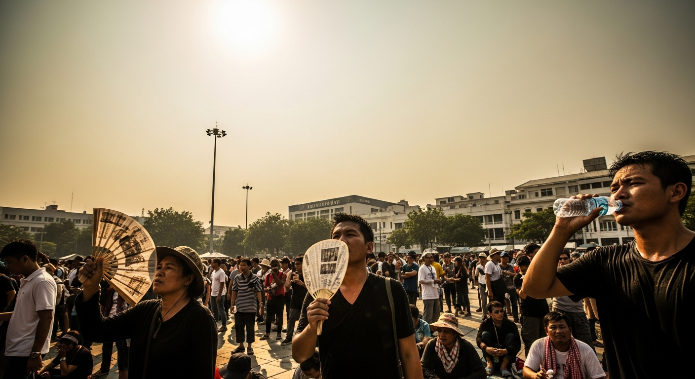 Пожилая женщина скончалась от жары в Бурираме