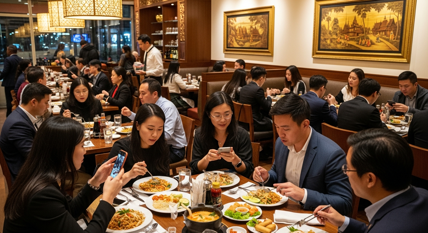 Рестораны Таиланда рассчитывают на азиатских туристов для компенсации спада спроса