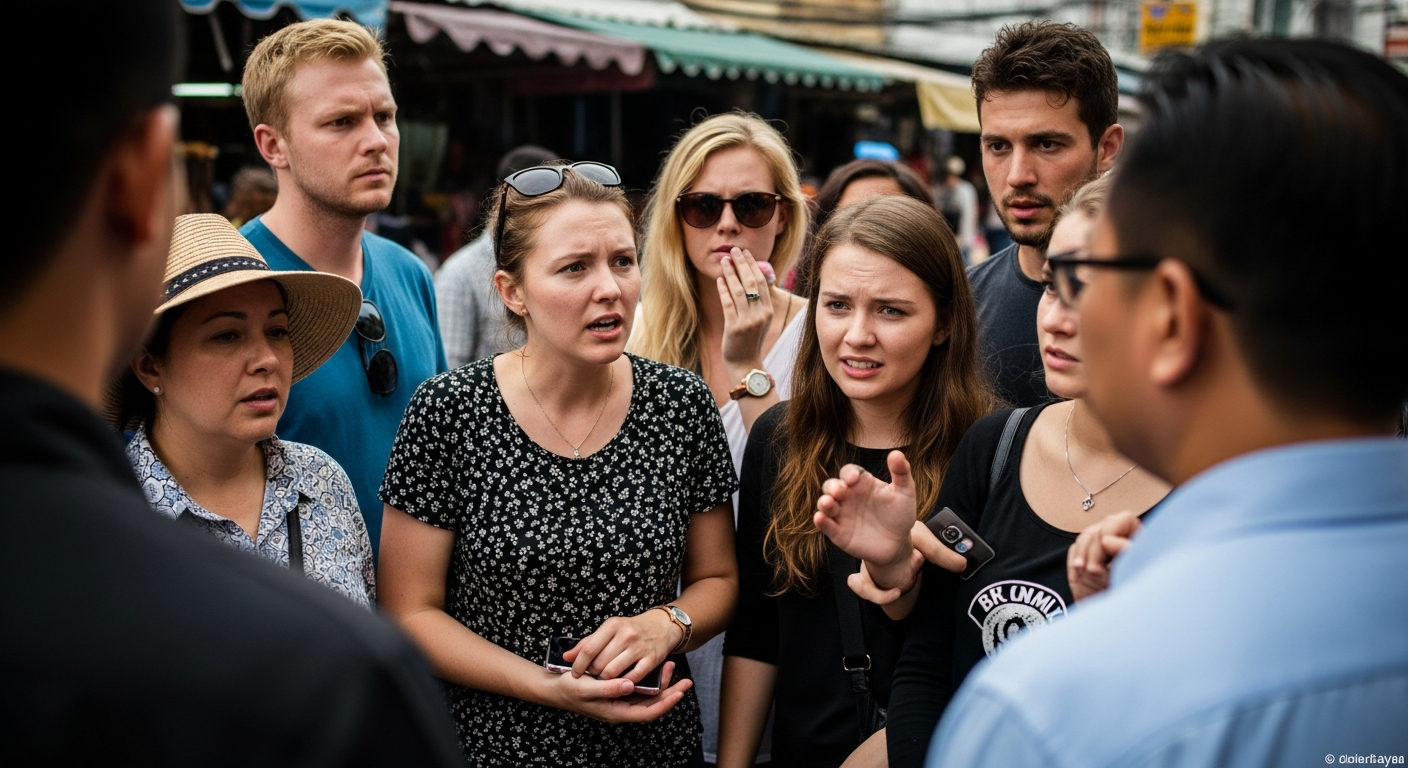 Мошенники в Паттайе дважды обманули туристов под видом обмена валюты