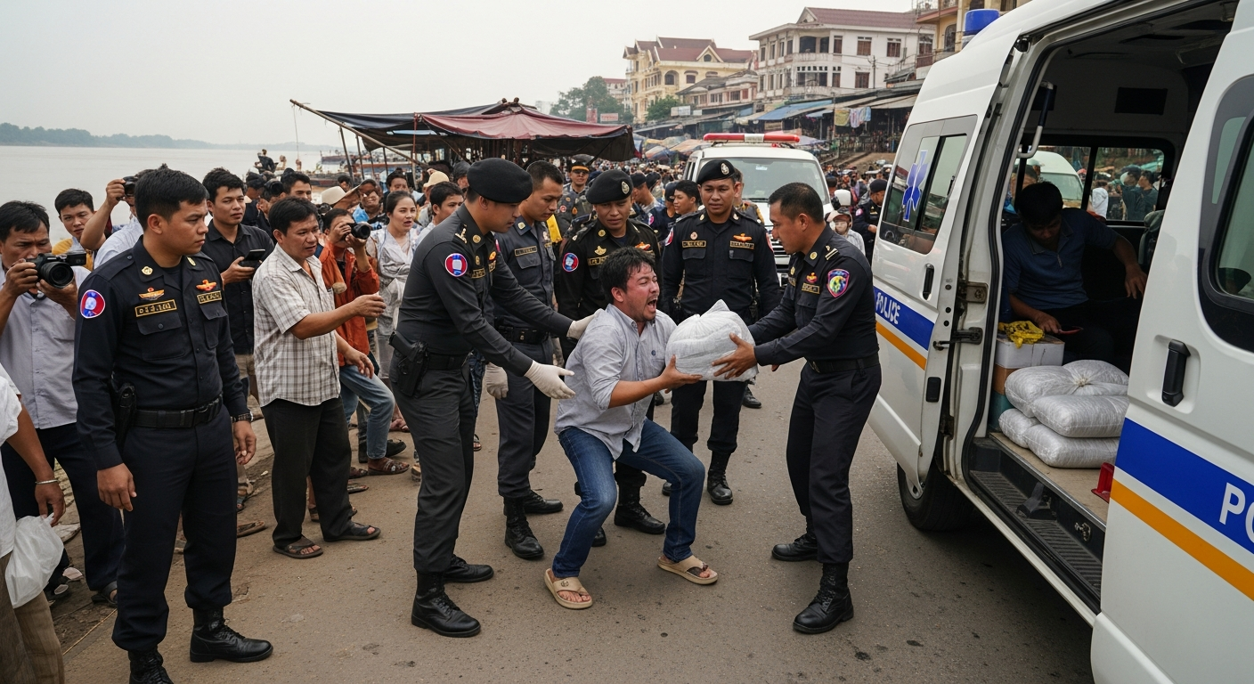 В Таиланде изъята партия кетамина стоимостью 40 млн батов у реки Меконг