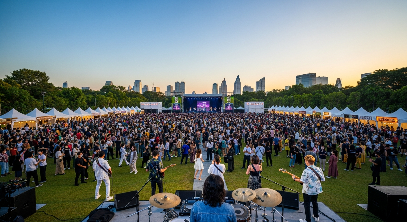 Концертный календарь Бангкока на 2026 год: K-Pop, рок и поп-музыка