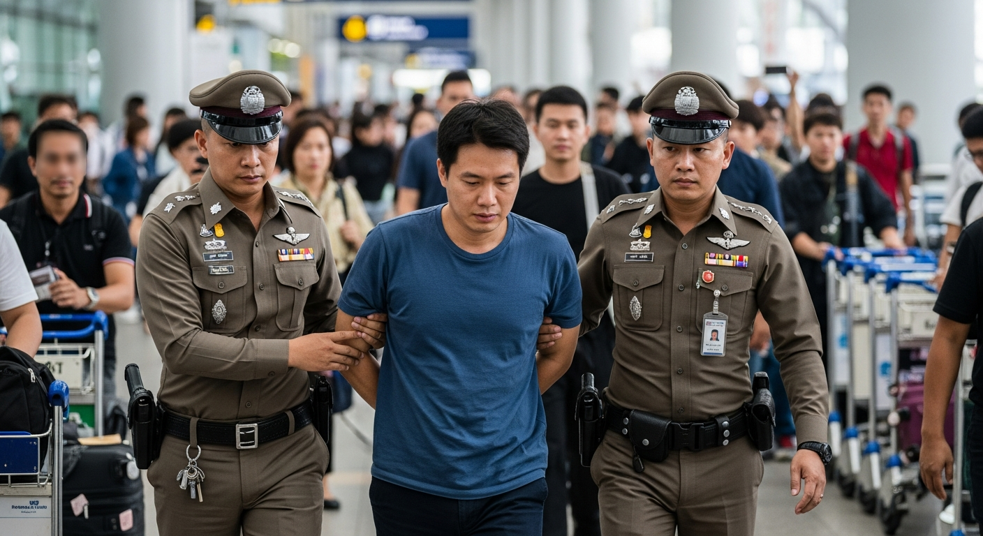 В аэропорту Бангкока задержан китаец за кражи на борту самолета