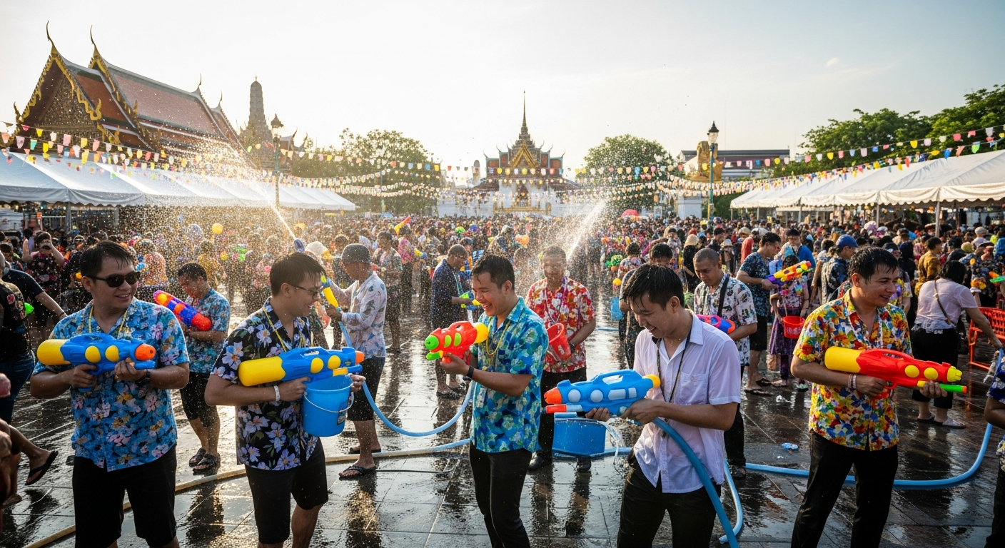 В неделю Сонгкрана Таиланд посетили 619 481 иностранный турист