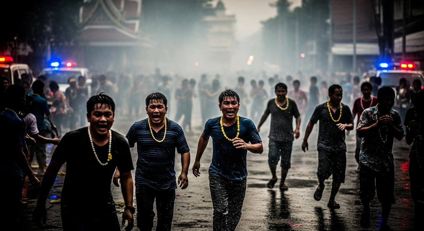 Трагедия на Сонгкран: Турист пострадал от пьяного нападения и упустил работу мечты