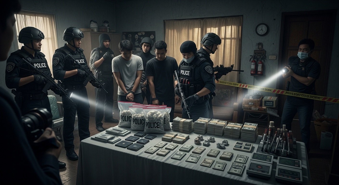 Почти 10 миллионов таблеток амфетамина изъяты у наркосети в провинции Аюттхая