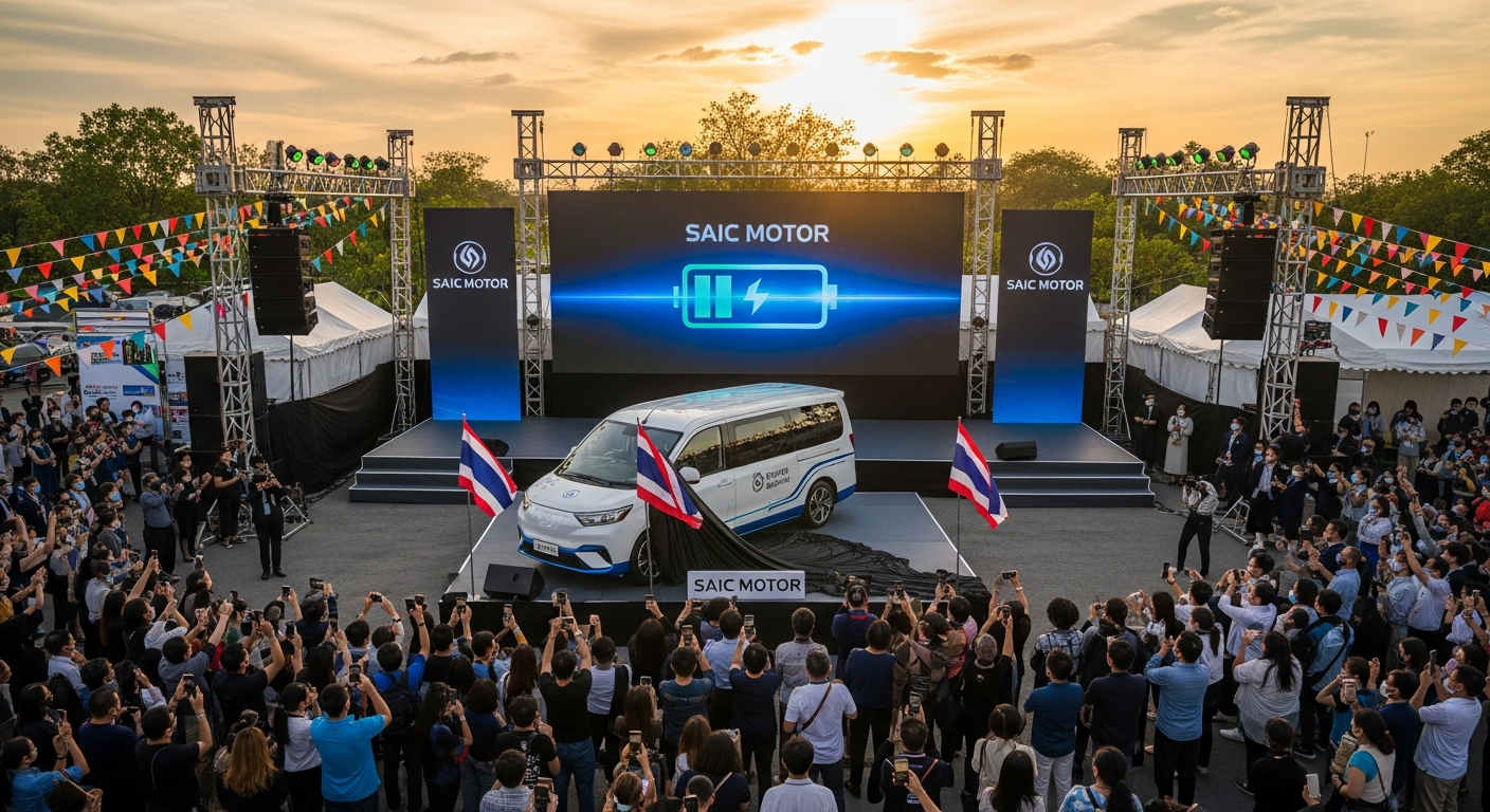 SAIC Motor выходит на рынок электрических фургонов в Таиланде