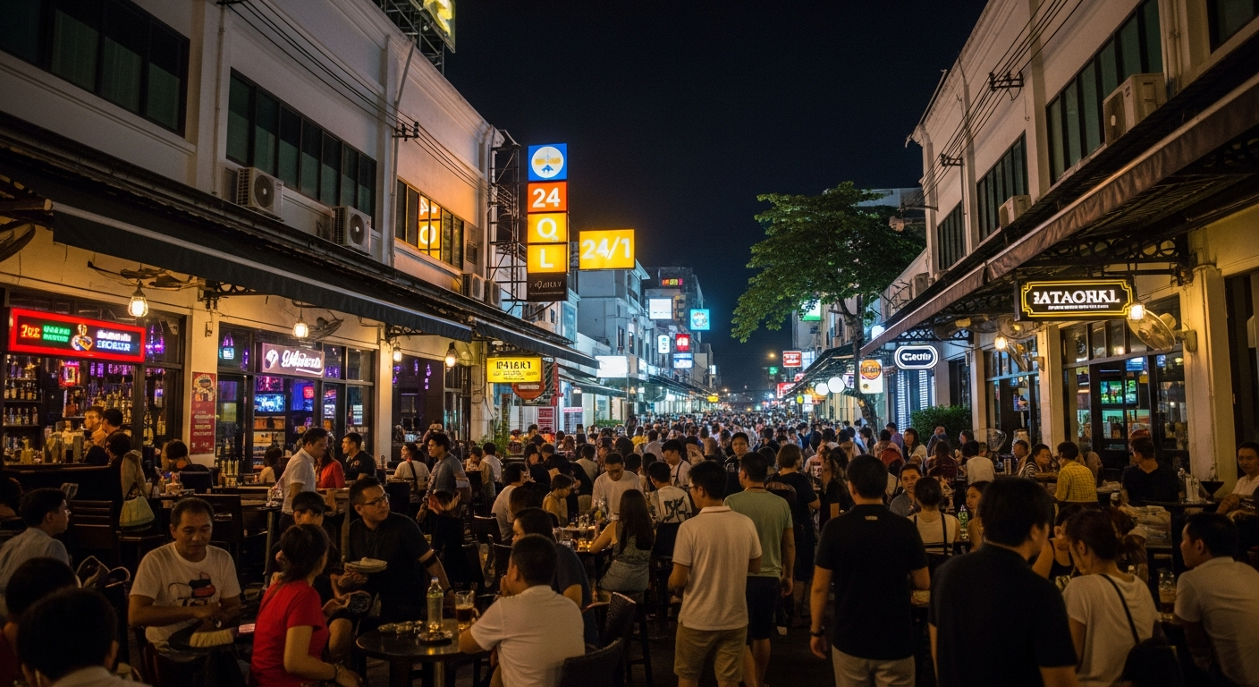 Продажа алкоголя в Восточном экономическом коридоре Таиланда может стать круглосуточной