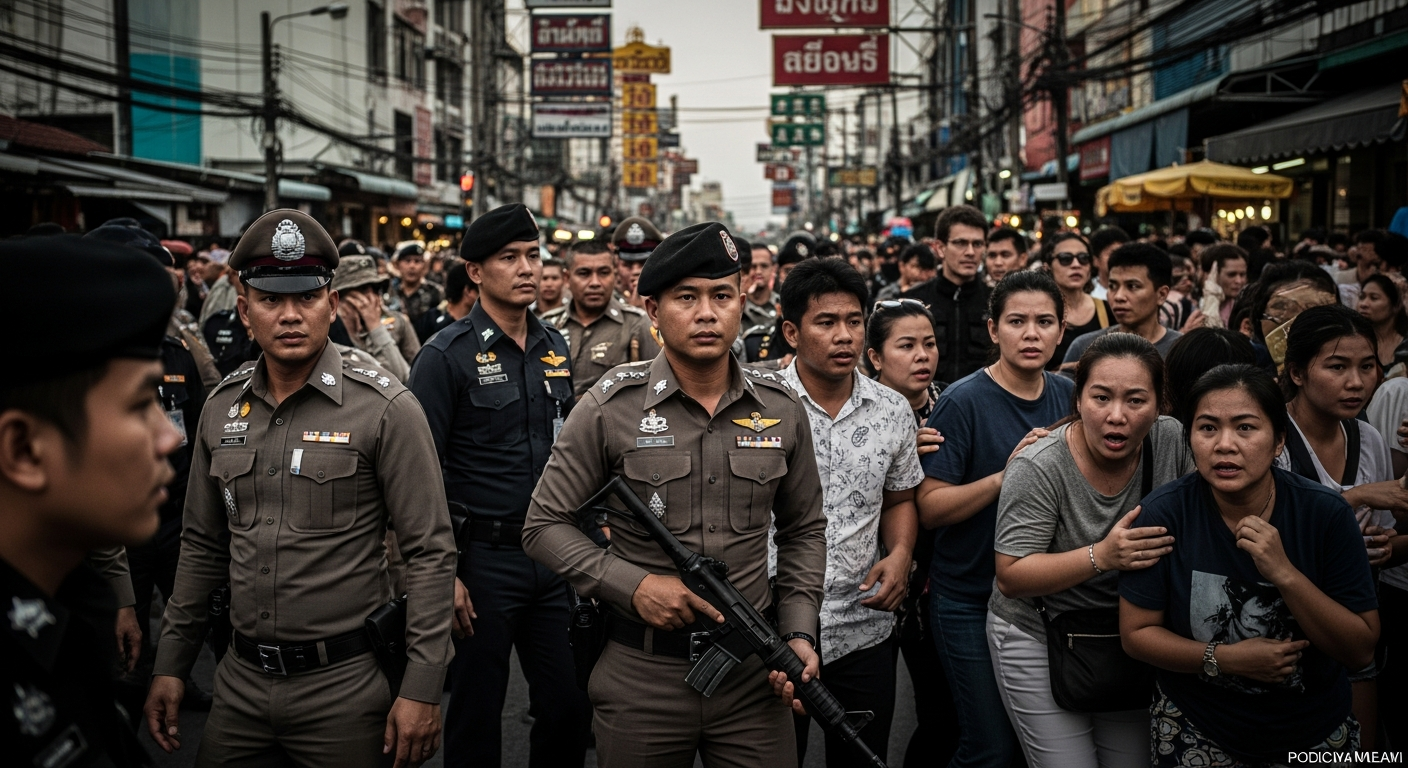 Полицейский застрелил мужчину, пытавшегося остановить его в состоянии опьянения в Паттайе