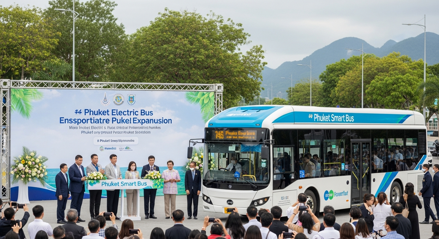 Пхукет расширяет сеть электробусов для устойчивого развития