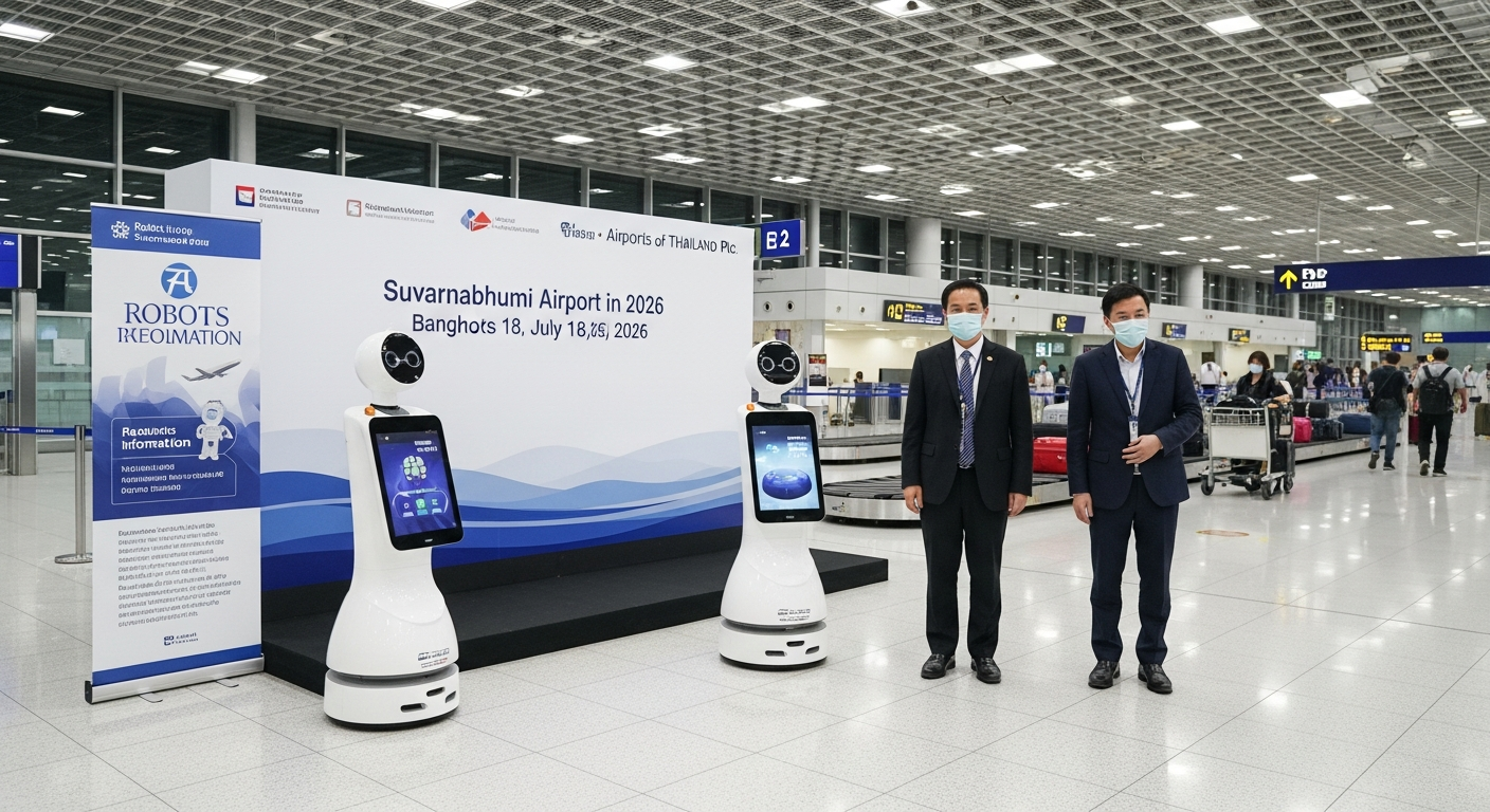 В аэропорту Суварнабхуми появятся роботы-помощники