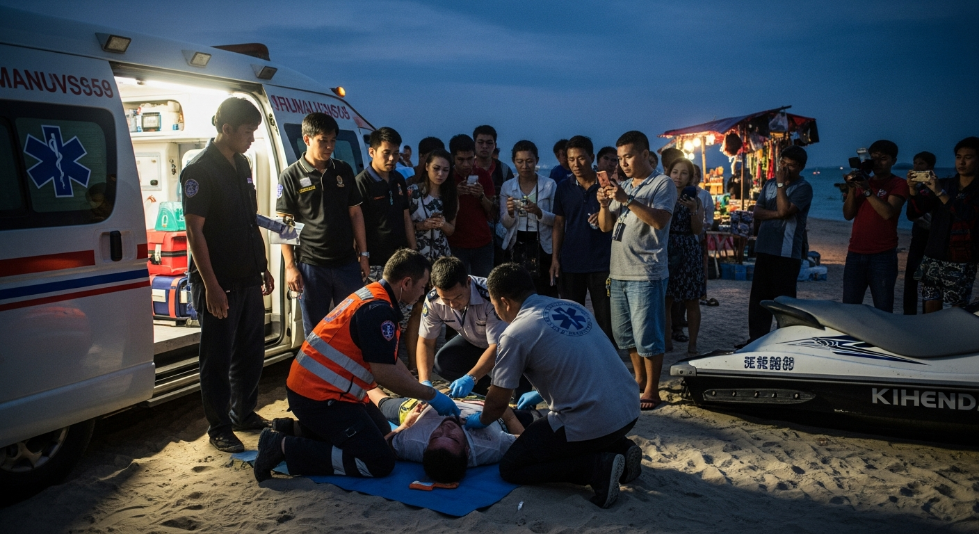 Российскую туристку в Паттайе сбил пьяный водитель гидроцикла