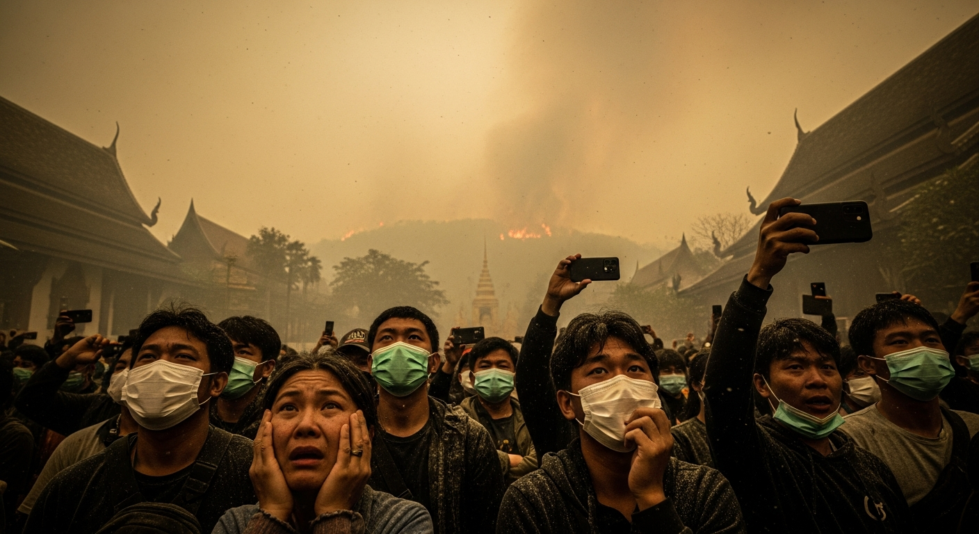 В Чиангмае снижается количество очагов лесных пожаров, но риск сохраняется