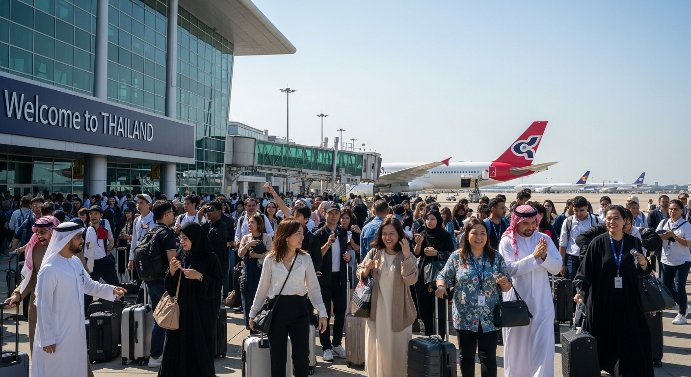 Авиасообщение между Таиландом и Ближним Востоком постепенно возобновляется