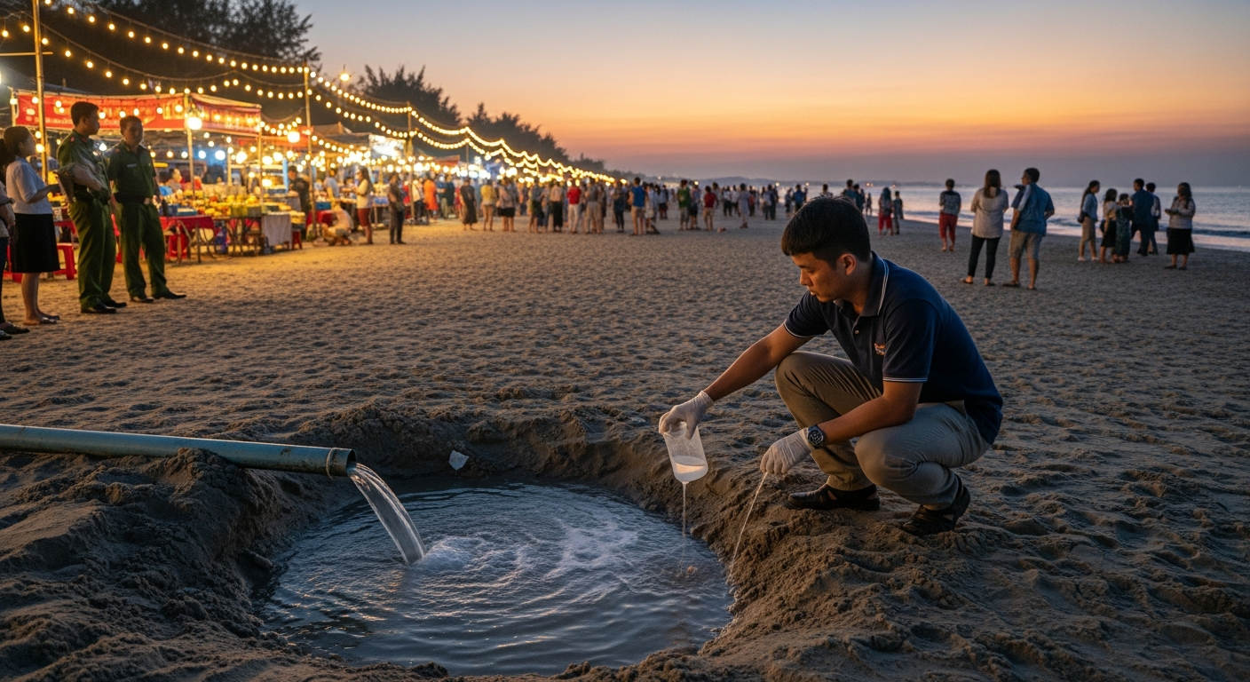 Власти Патонга расследуют сброс сточных вод на пляже Три Транг