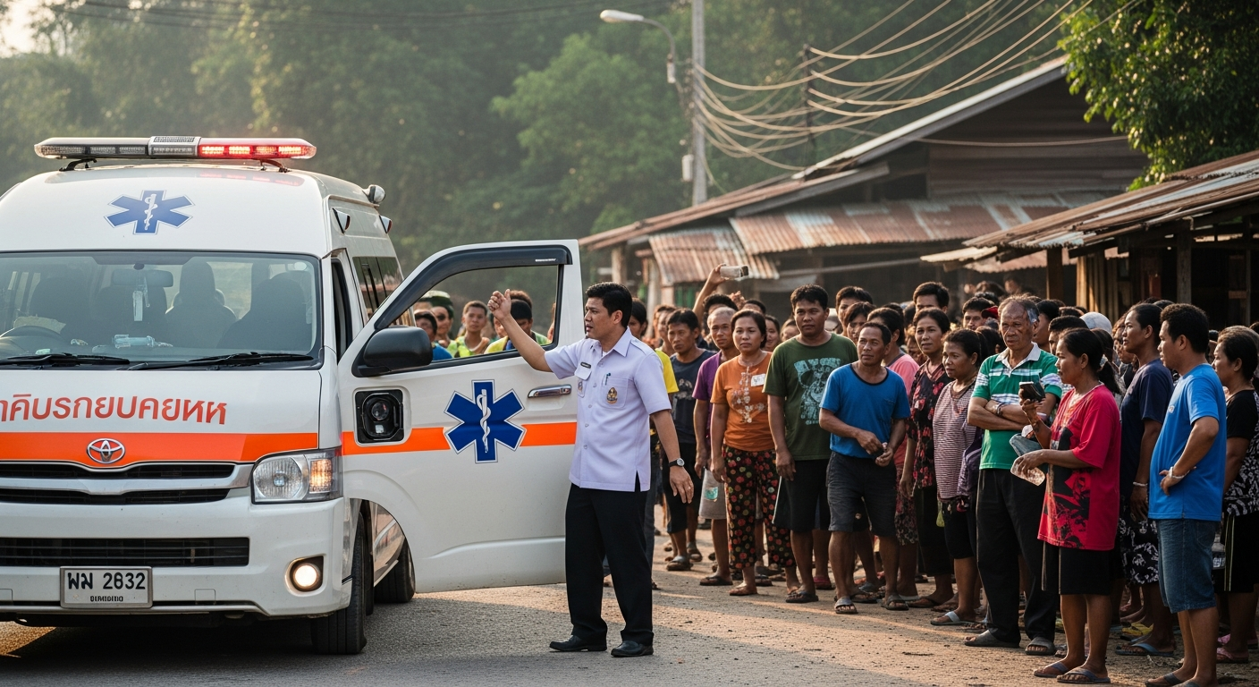 Нехватка дизельного топлива в Таиланде: скорая помощь осталась без топлива