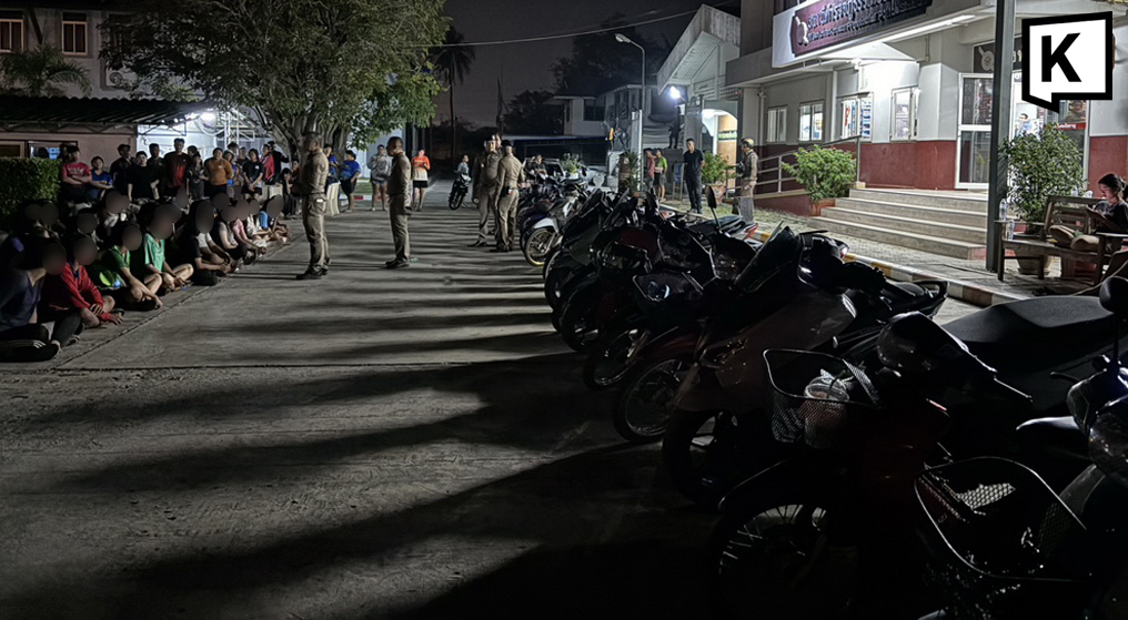 Полиция Анг Тонга арестовала подростков-байкеров за опасное вождение, изъято 36 мотоциклов