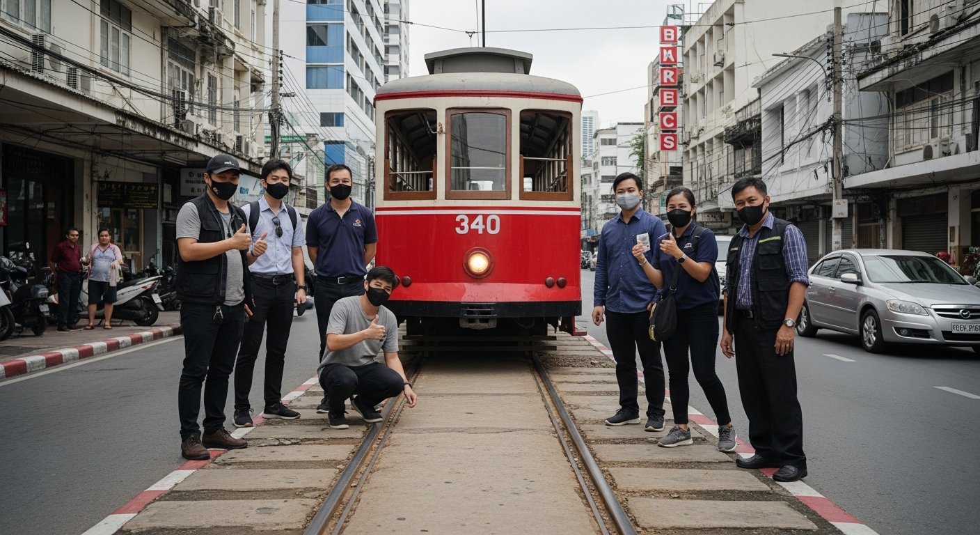 Офис района Бангкока поддерживает сохранение старой трамвайной линии