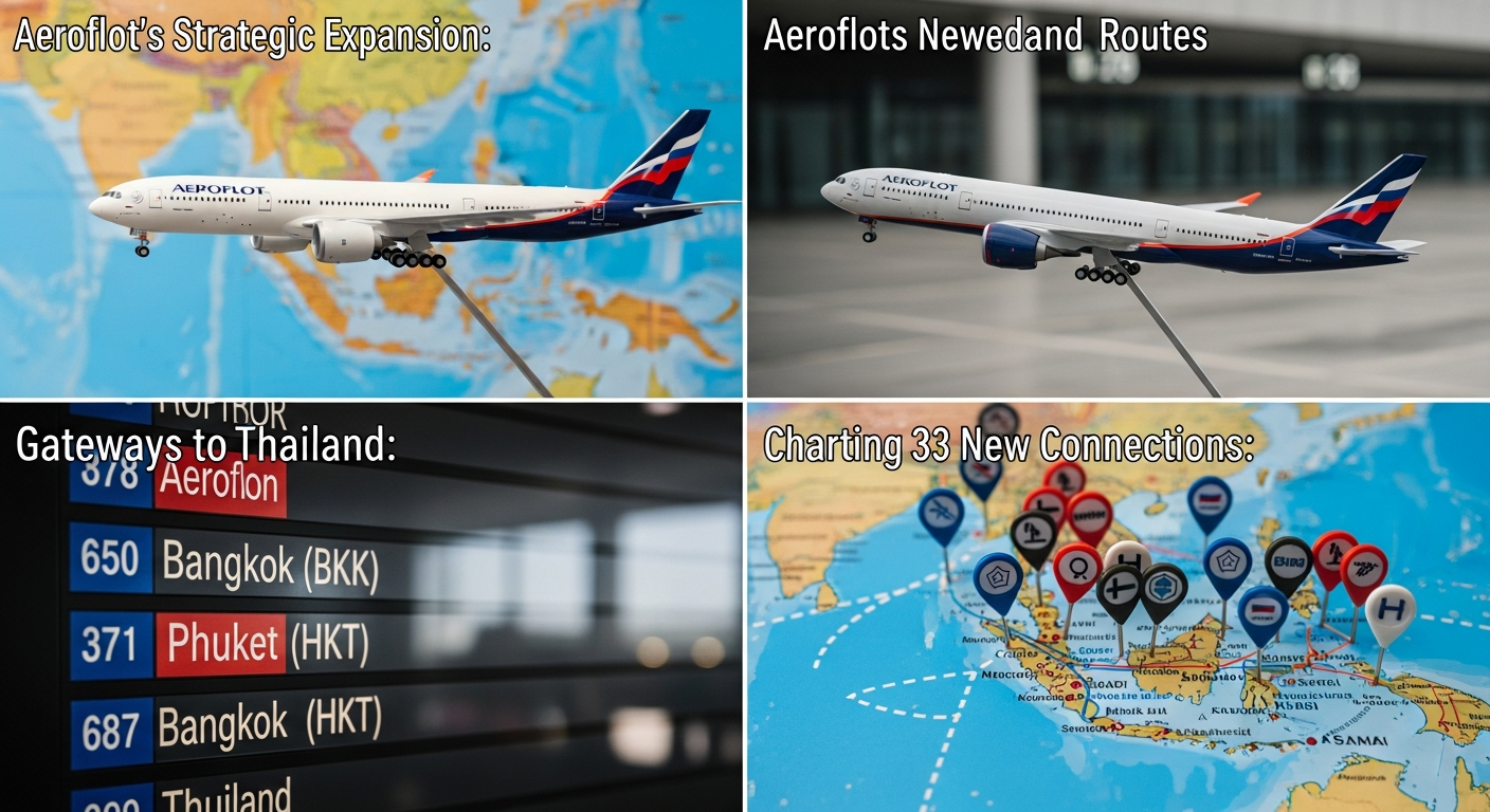 «Аэрофлот» увеличивает число рейсов в Таиланд и другие страны Азии