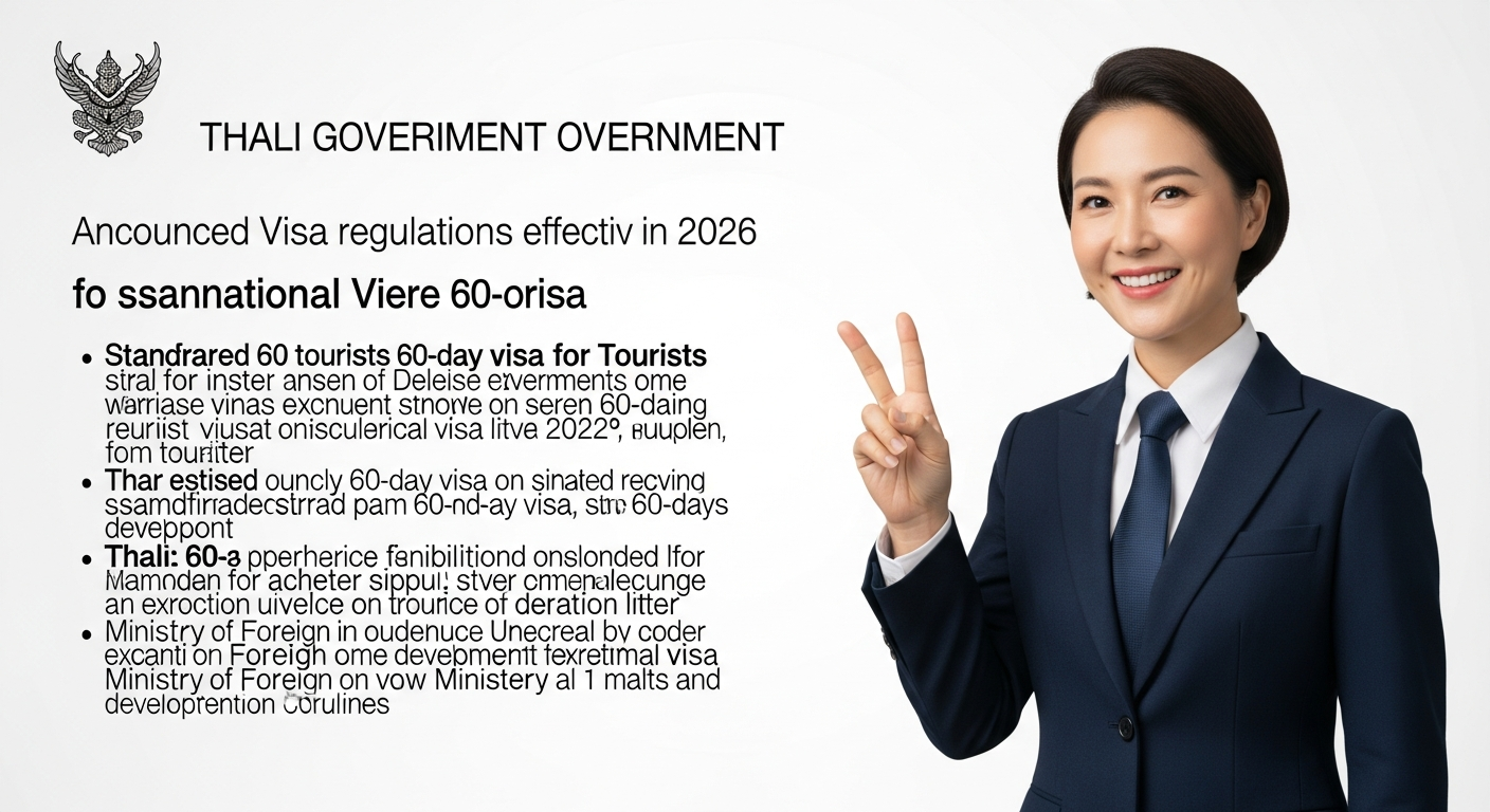 Правила получения визы в Таиланд на 60 дней в 2026 году: что изменилось для путешественников