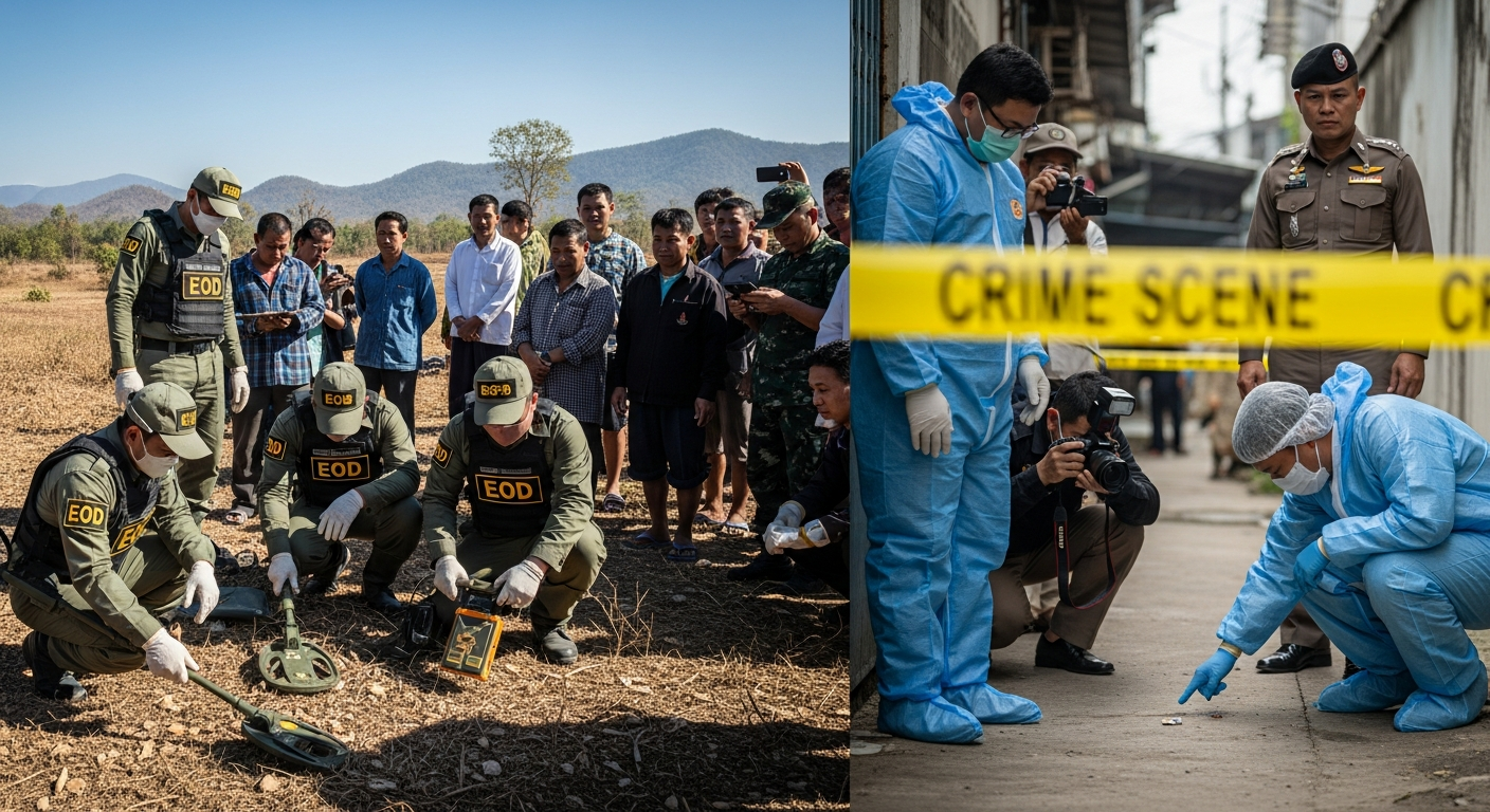 Более 300 мин обнаружено при разминировании границы в провинции Сурин