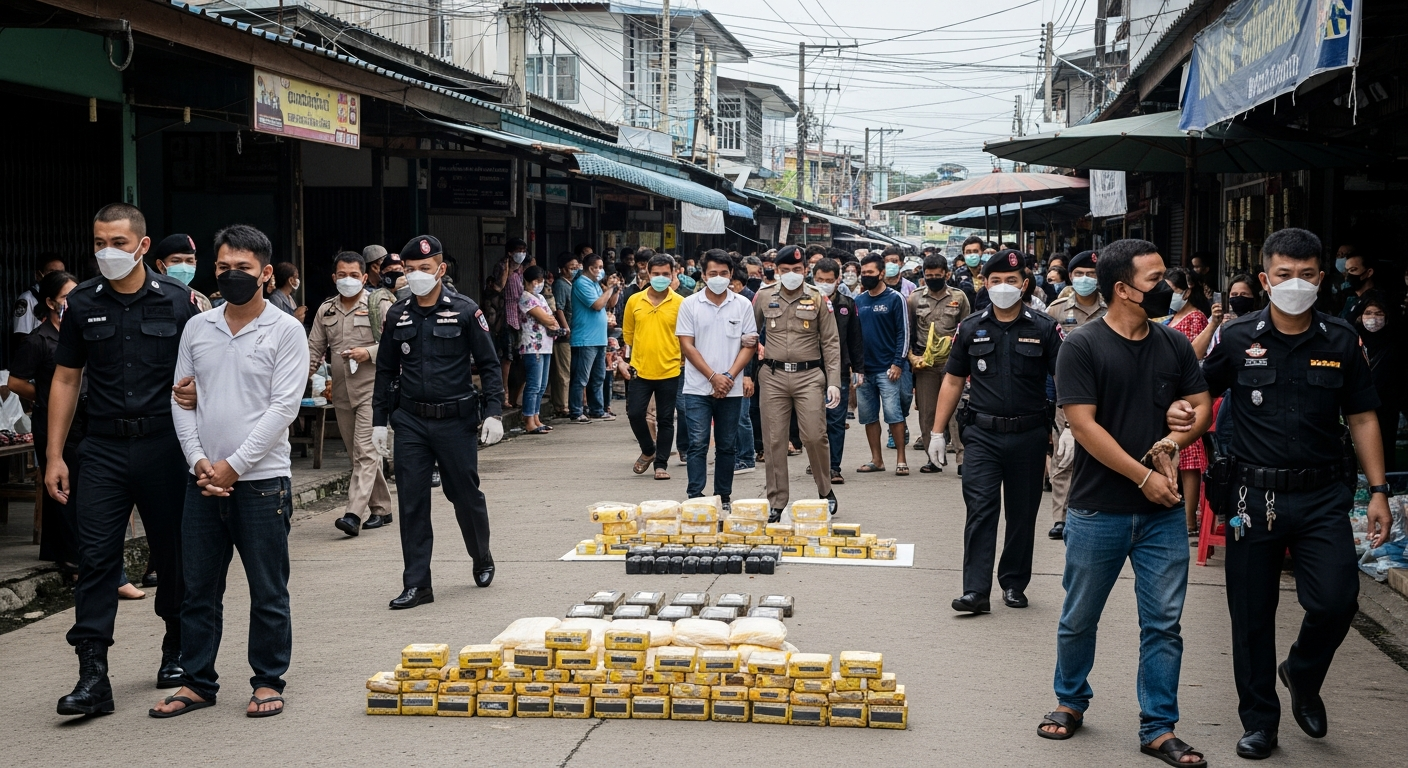 Трое задержаны в ходе полицейской операции против наркоторговцев на Пхукете