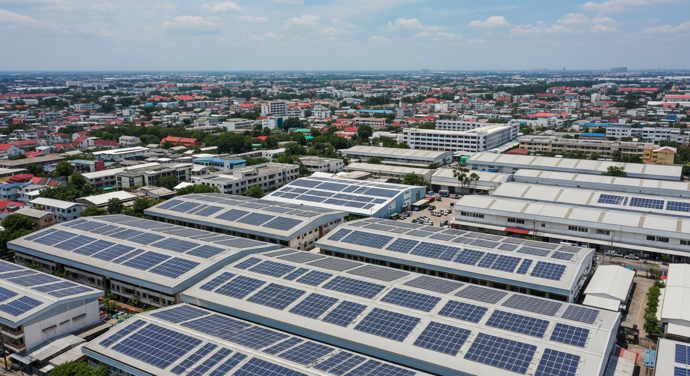 Рост цен на электроэнергию стимулирует переход на солнечные панели в Таиланде