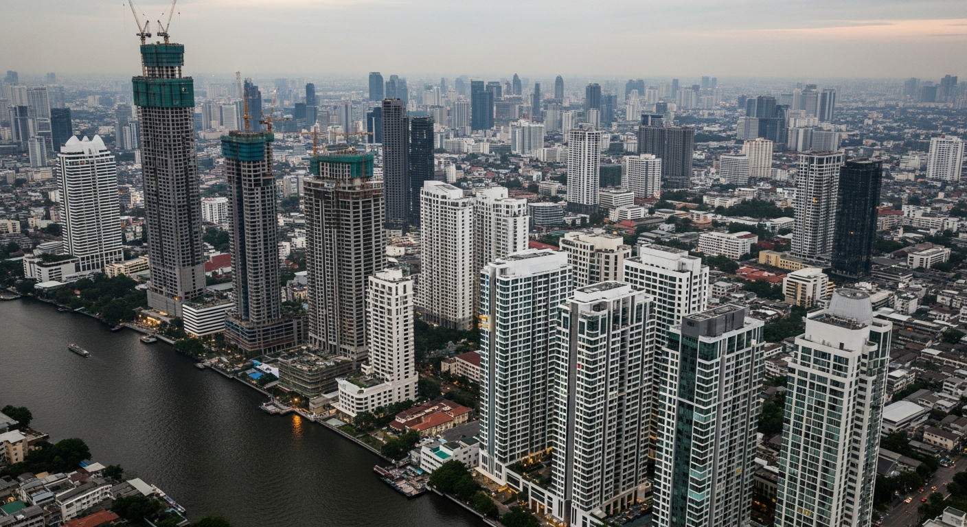 Спрос на кондоминиумы в Бангкоке падает, запуск новых проектов отложен