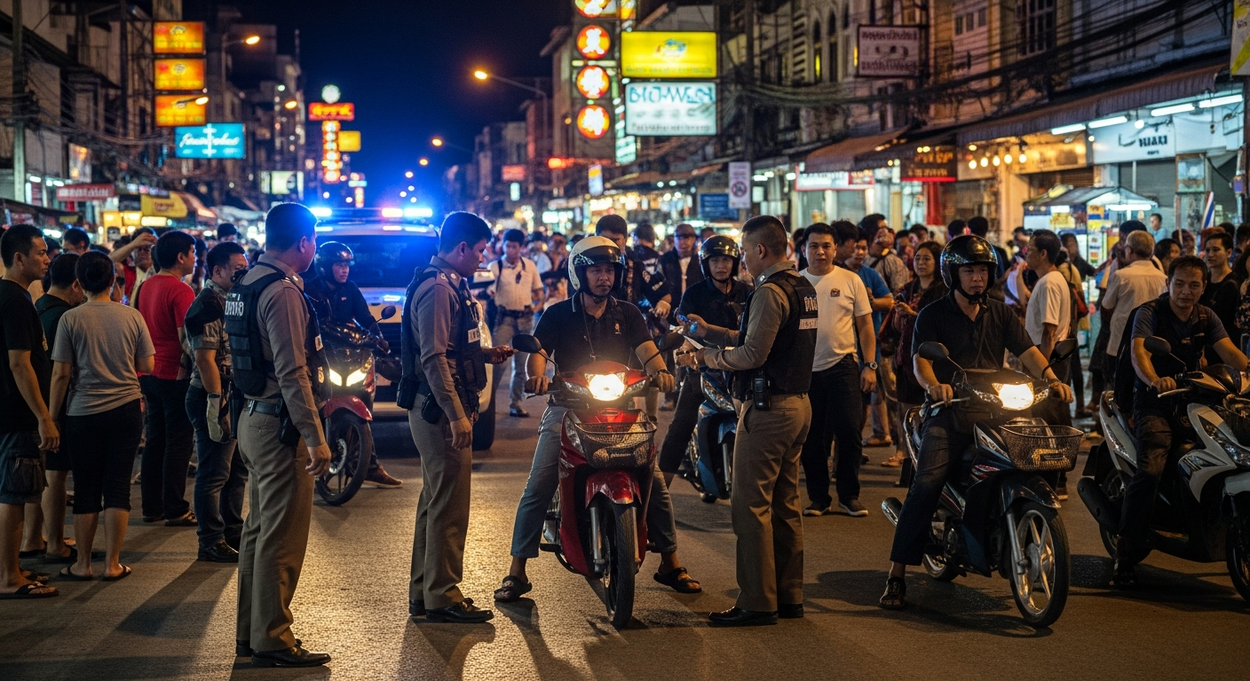 Шесть человек задержаны в Пхукете за шумные мотоциклы