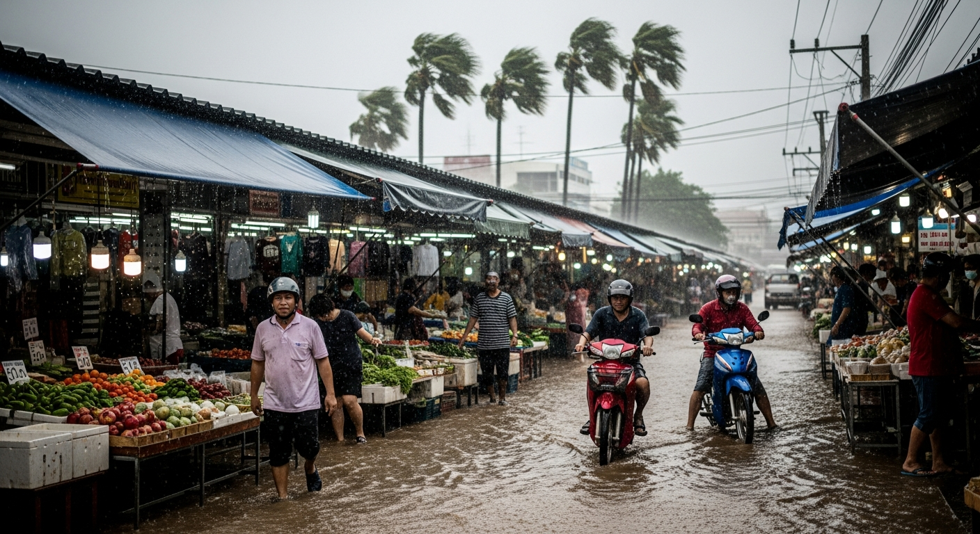 Прогноз погоды: жара и ливни в 32 провинциях Таиланда, включая Бангкок